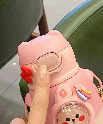 Gianxi Cute 520ML Stainless Steel Kids Water Bottles