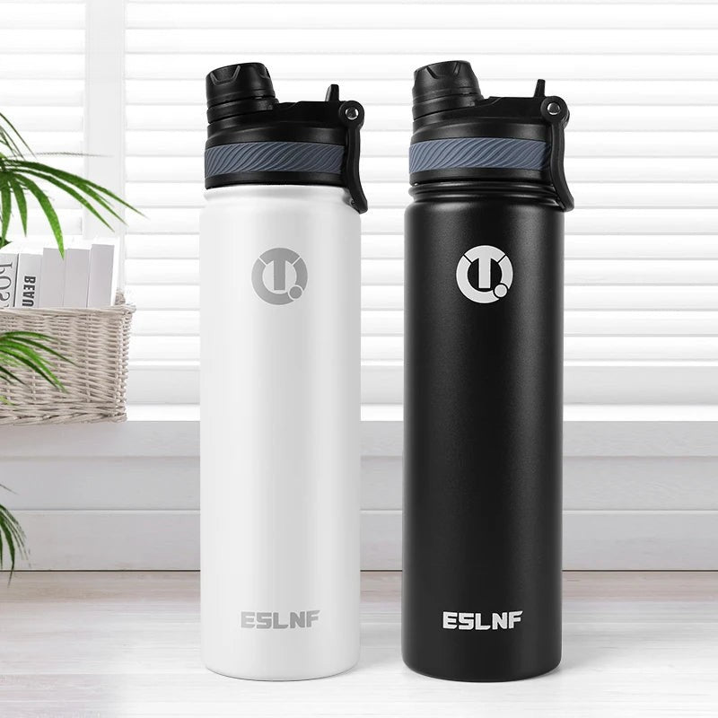 Eslnf 650ml Stainless Steel Cycling Bottle