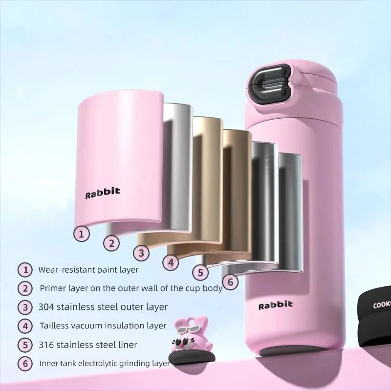 Cooker King 510ML Kids Water Bottles with Straw