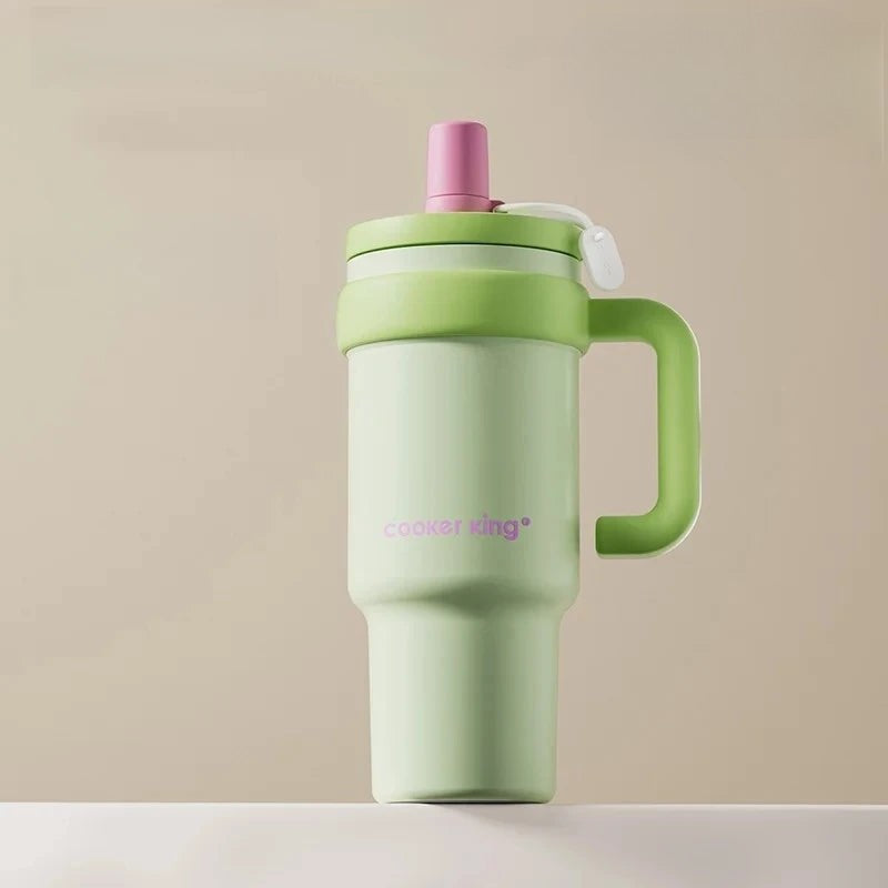 Cooker King 950ml Insulated Thermal Mug with Tea Strainer