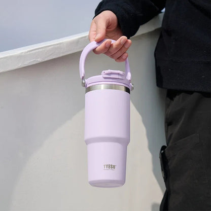 Tyeso Water Bottle Stainless Steel Dual - Drink Vacuum Flask