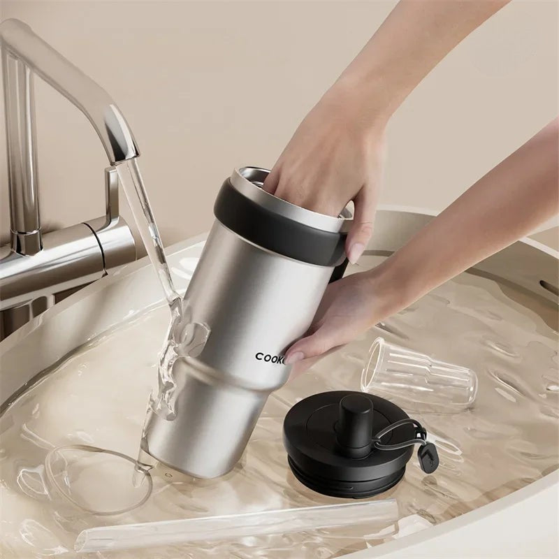 Cooker King 950ml Insulated Thermal Mug with Tea Strainer