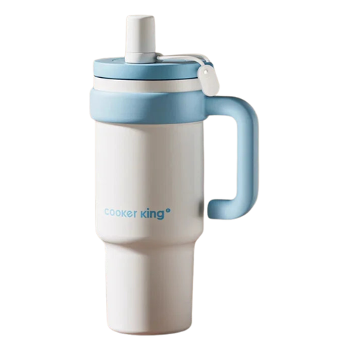 Cooker King 950ml Insulated Thermal Mug with Tea Strainer