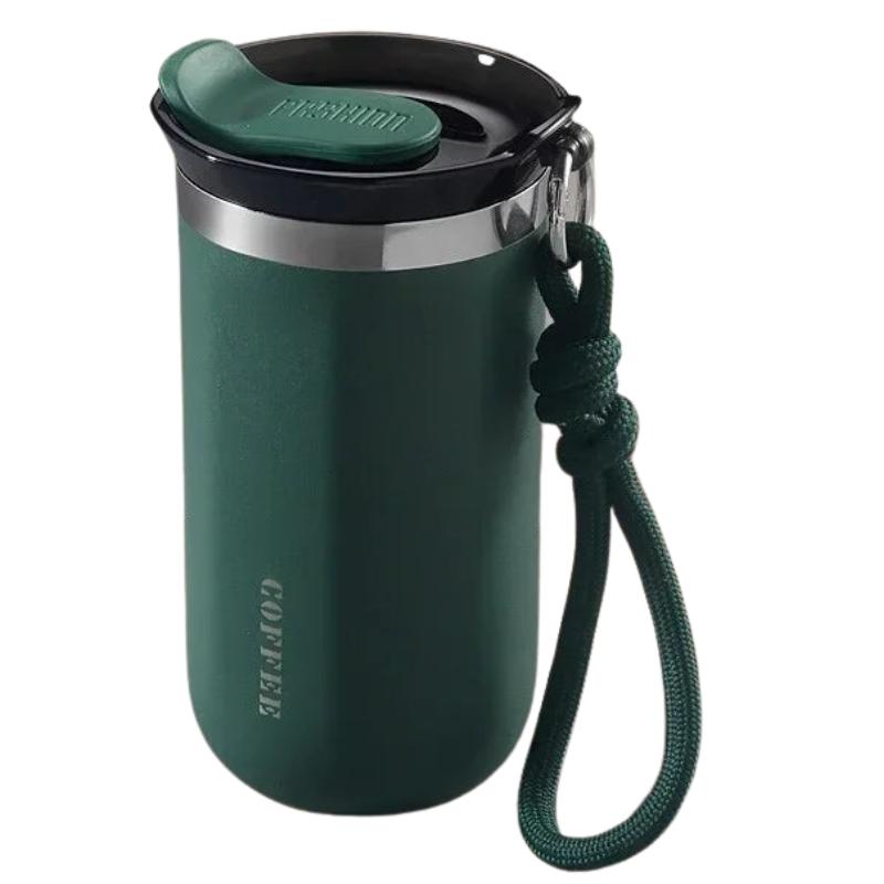 Stainless Steel Thermal Mug - Portable Insulated Coffee Cup