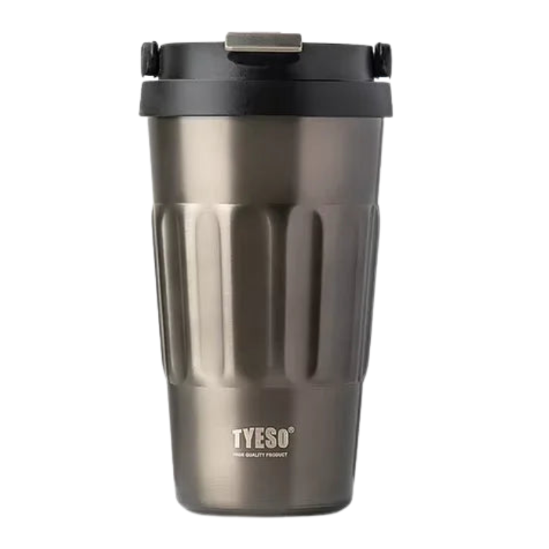 Tyeso Vintage Coffee Cup - Insulated Stainless Steel Thermos