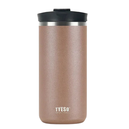 Tyeso Insulated Travel Mug – Portable French Press & Tea Infuser