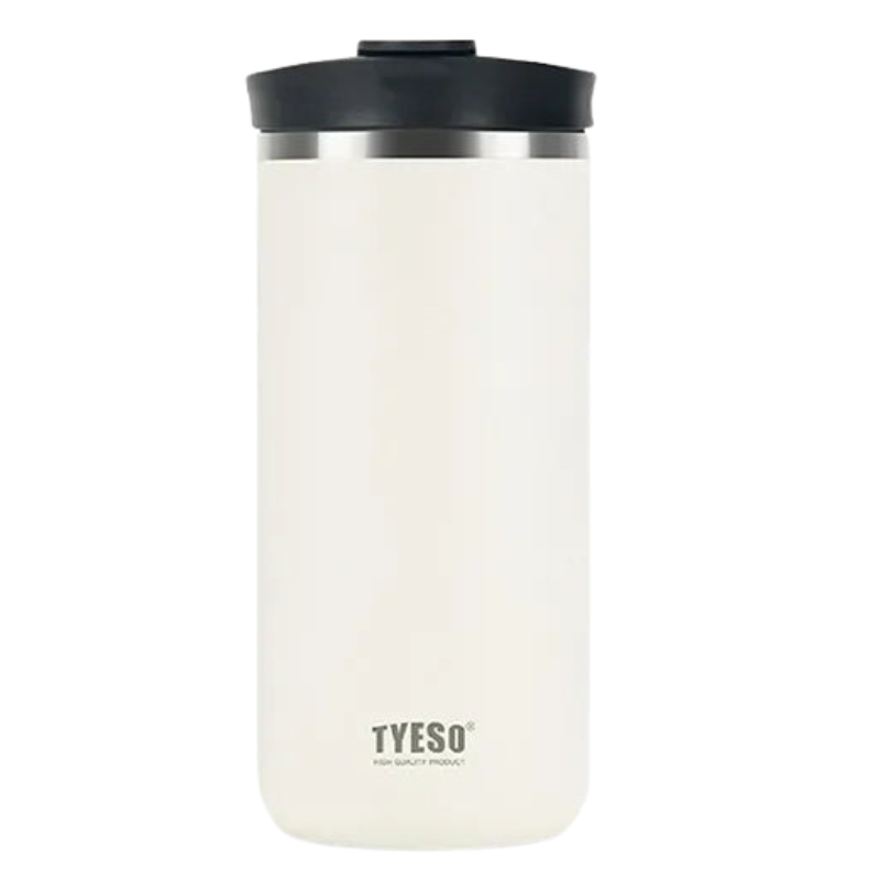 Tyeso Insulated Travel Mug – Portable French Press & Tea Infuser