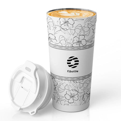Fjbottle 500ml Flower Coffee Cup