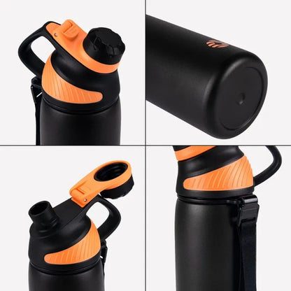 Fjbottle 1000ml Sports Water Bottle with Magnetic Lid