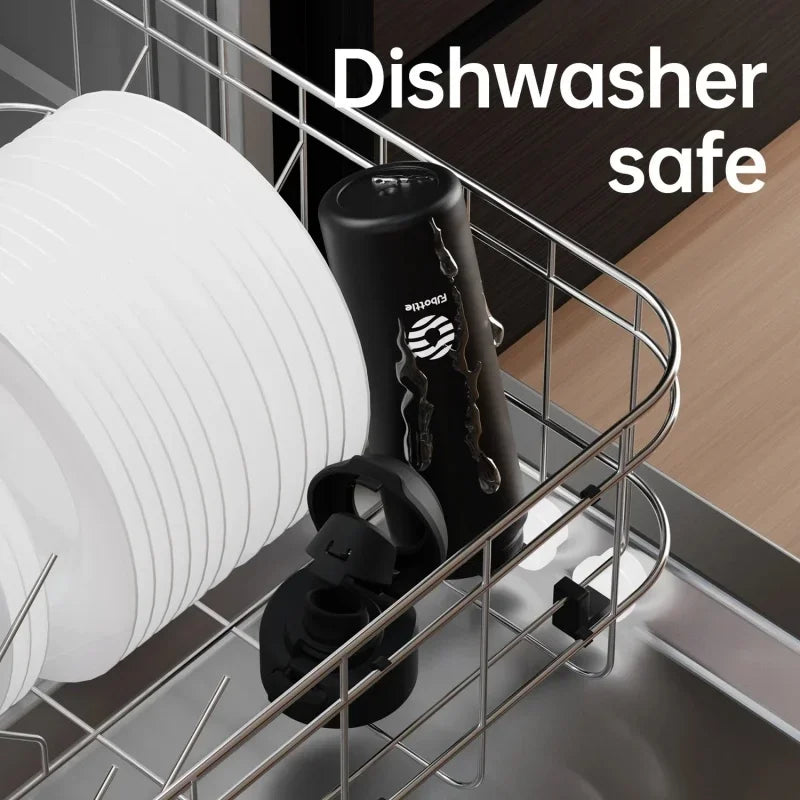 Smart Thermos Bottle with Magnetic Phone Holder – 950ML