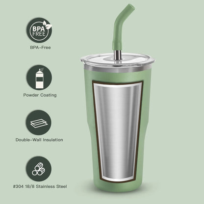 Ideus 532ml Stainless Steel Travel Coffee Cup