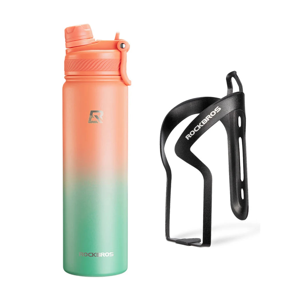 Rockbros Insulated Sports Water Bottle Kit - 650ML