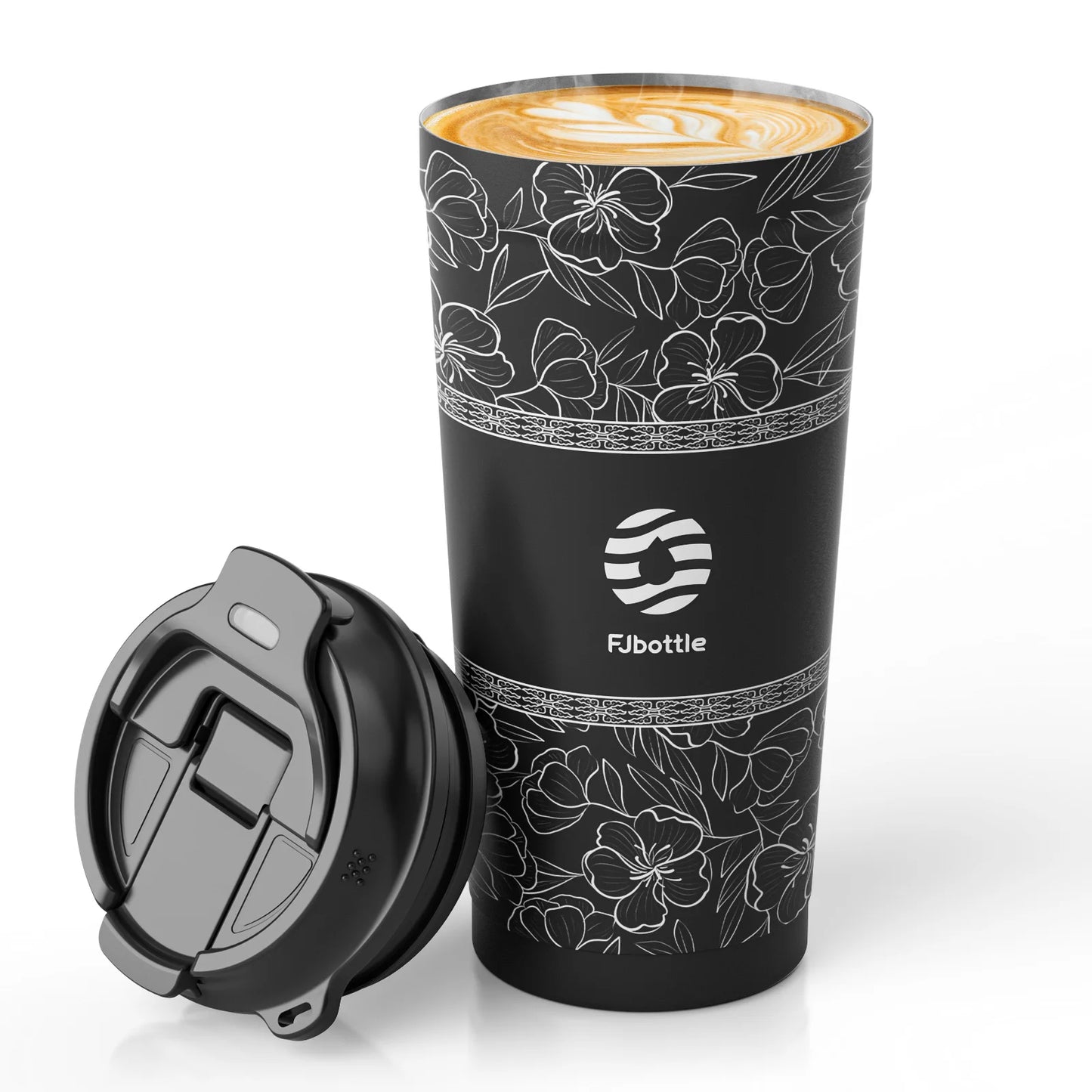 Fjbottle 500ml Flower Coffee Cup