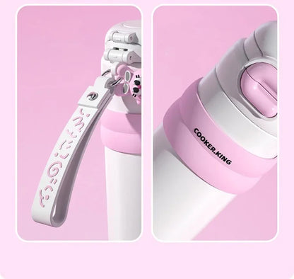 Cooker King 510ML Kids Water Bottles with Straw