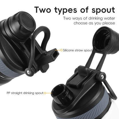 Eslnf 650ml Stainless Steel Cycling Bottle