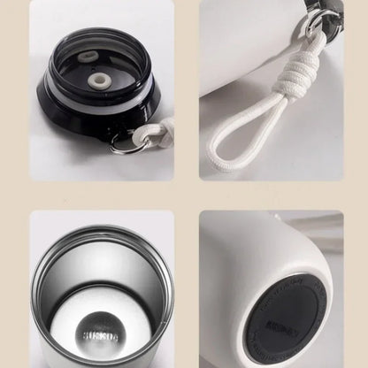 Stainless Steel Thermal Mug - Portable Insulated Coffee Cup