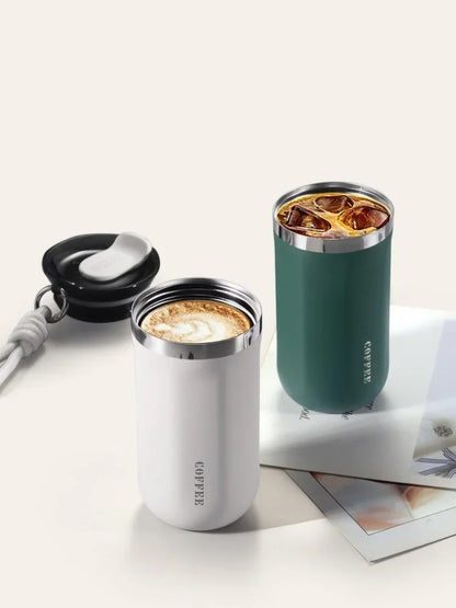 Stainless Steel Thermal Mug - Portable Insulated Coffee Cup
