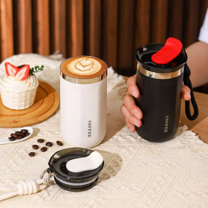 Stainless Steel Thermal Mug - Portable Insulated Coffee Cup
