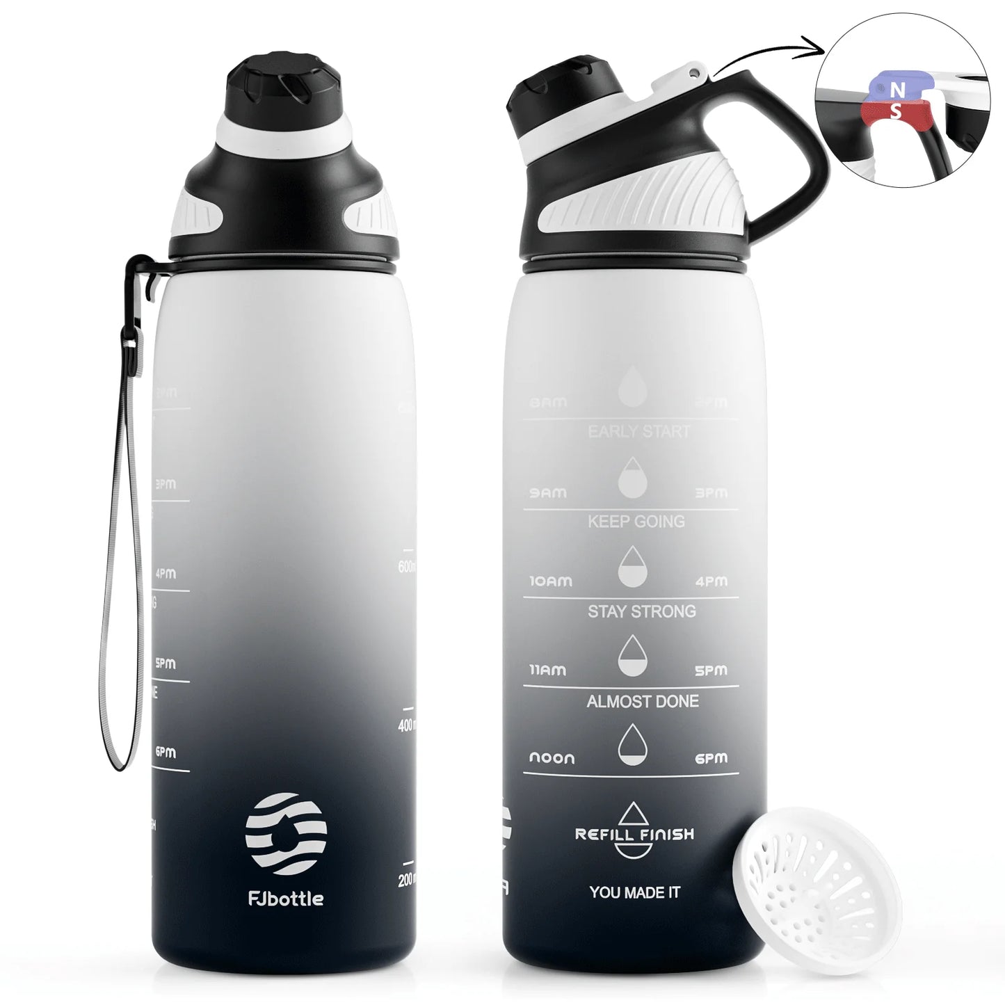 Fjbottle Sports Water Bottle 1000ml