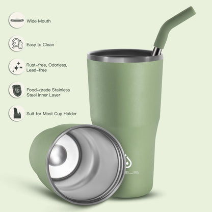 Ideus 532ml Stainless Steel Travel Coffee Cup