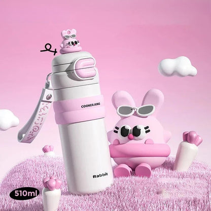 Cooker King 510ML Kids Water Bottles with Straw