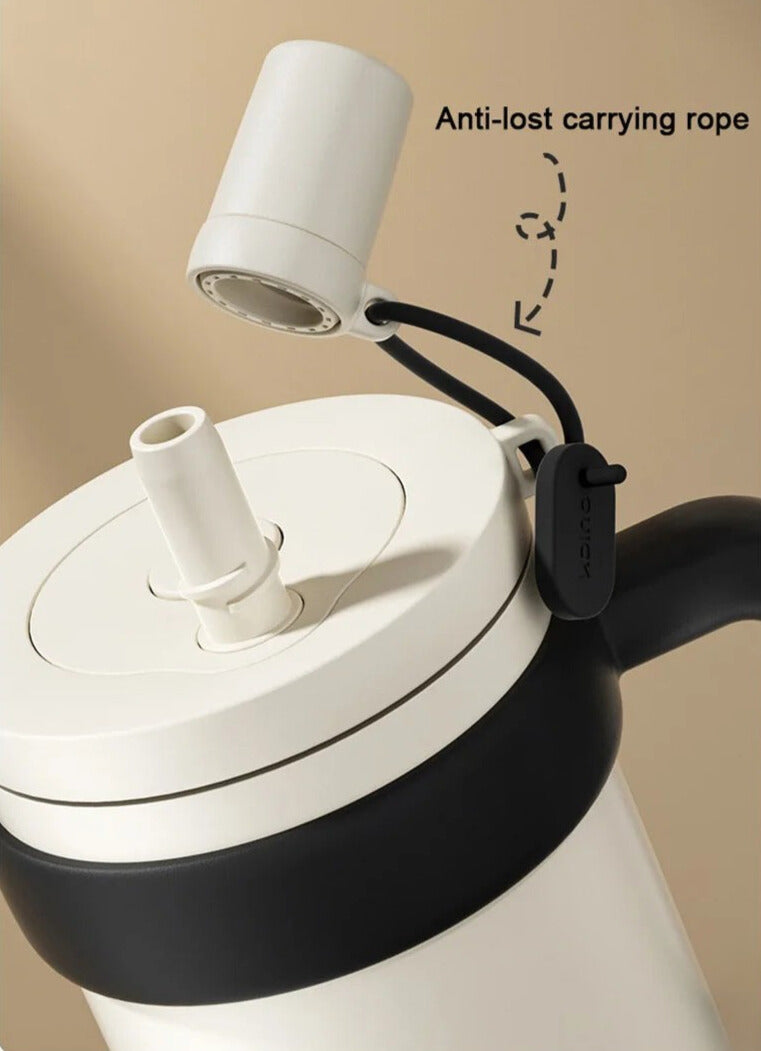 Cooker King 950ml Insulated Thermal Mug with Tea Strainer